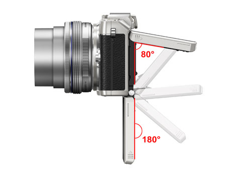 Olympus Pen E-PL7, LCD per selfie